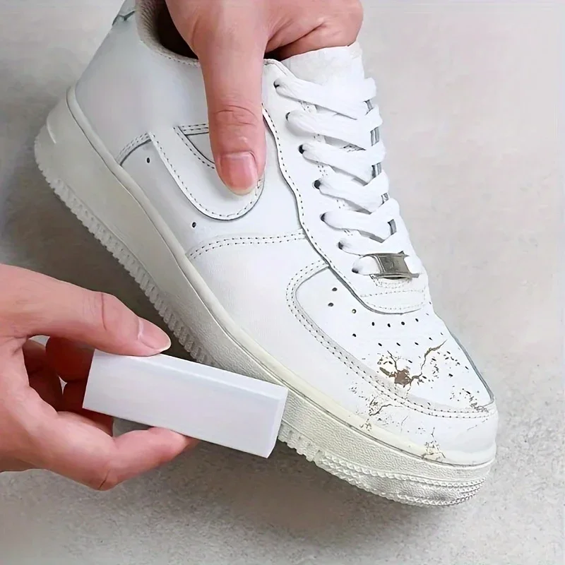 Sneaker Care Whitener - ยางลบทำความสะอาดรองเท้าหนังกลับและรองเท้าผ้าใบ อุปกรณ์ดูแลรองเท้าหนังด้าน ฟื้นฟูและขจัดคราบบนหนังกำมะหยี่