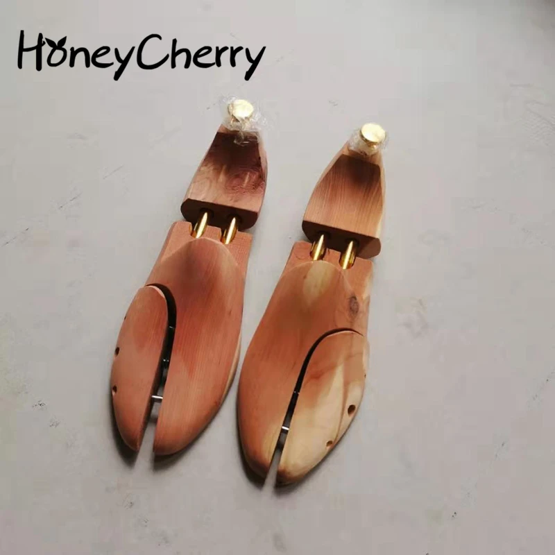 Shoe Tree Cedar - ไม้ซีดาร์รองเท้ารั้งไม้เนื้อแข็งปรับรองเท้าหนังดูแล, หลักฐานริ้วรอยและป้องกันการเสียรูปต้นไม้รองเท้า