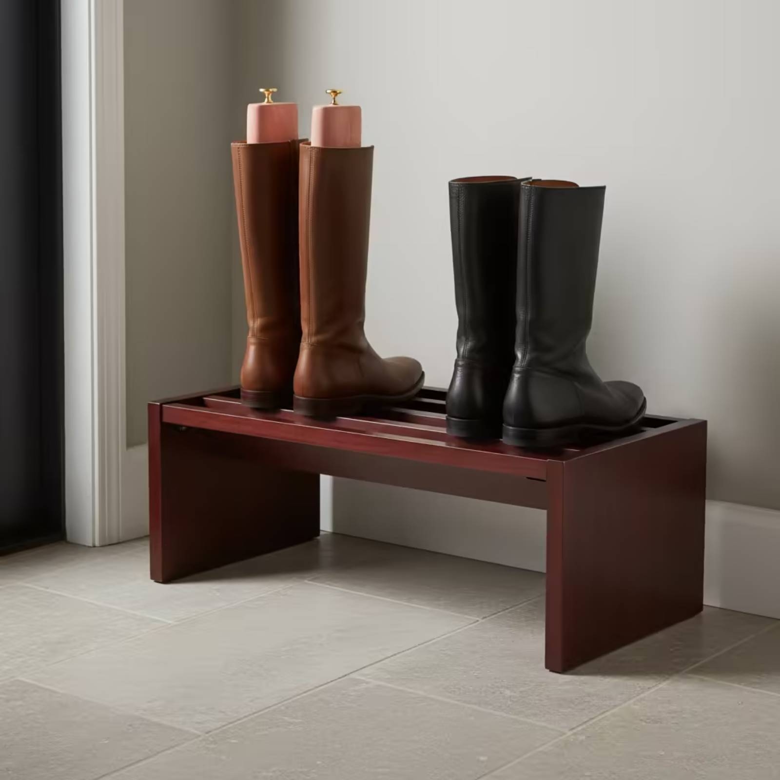 Shoe Tree Cedar - ที่ยืดรองเท้าบูททรงสูง ปรับขนาดได้ ยืดหยุ่นได้ สำหรับจัดเก็บในตู้เสื้อผ้า