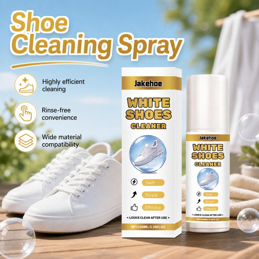 สเปรย์ทำความสะอาดรองเท้าสีขาว  - Sneaker Care Whitener บทวิจารณ์และราคา